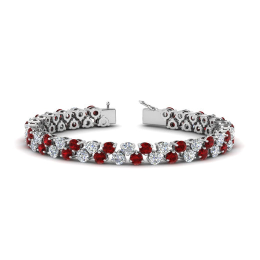 Stunning Two Row Tennis Bracelet