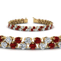 Thumbnail 73 - Stunning Two Row Tennis Bracelet