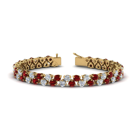Stunning Two Row Tennis Bracelet