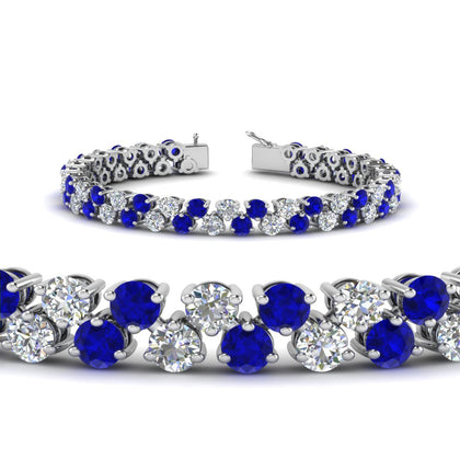 Stunning Two Row Tennis Bracelet