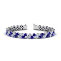 Thumbnail 37 - Stunning Two Row Tennis Bracelet