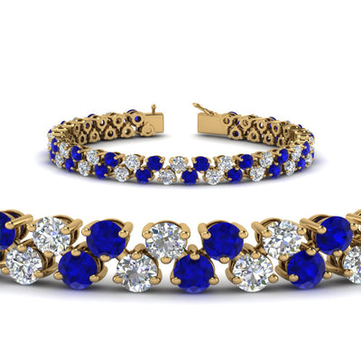 Stunning Two Row Tennis Bracelet