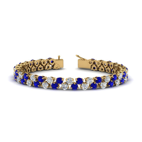 Stunning Two Row Tennis Bracelet