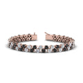 Thumbnail 31 - Stunning Two Row Tennis Bracelet