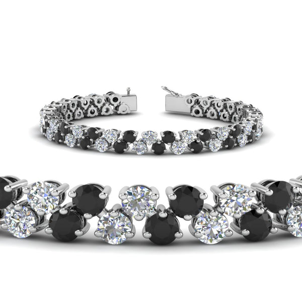 Stunning Two Row Tennis Bracelet