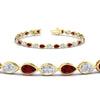 Load image into Gallery viewer, 5.50-carat-classic-teardrop-link-east-west-ruby-bracelet-in-yellow-gold-FDBECPE10581GRUDRANGLE2-5.40CT-NL-YG.jpg?v=1776847869