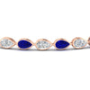 Load image into Gallery viewer, 5.50-carat-classic-teardrop-link-east-west-sapphire-bracelet-in-rose-gold-FDBECPE10581GSABLANGLE5-5.40CT-NL-RG.jpg?v=1776847695