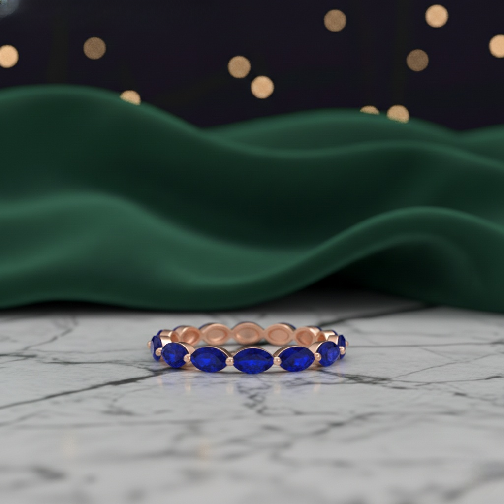 Why Blue Sapphire Wedding Bands Dominate the Trend