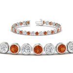 Load image into Gallery viewer, 6.50 Carat Diamond Bezel Set Tennis Bracelet

