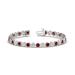 Load image into Gallery viewer, 6.50 Carat Diamond Bezel Set Tennis Bracelet
