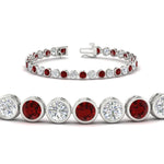 Load image into Gallery viewer, 6.50 Carat Diamond Bezel Set Tennis Bracelet
