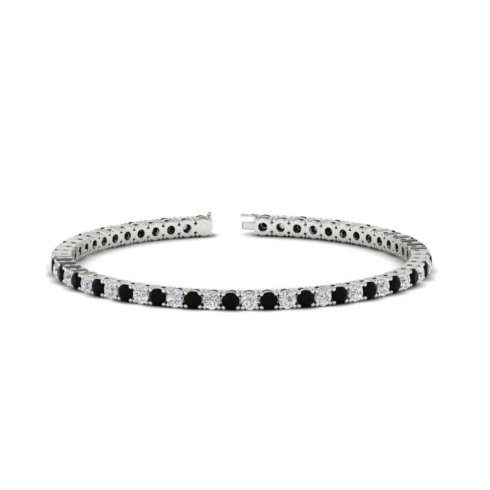 6-Carat-Round-Diamond-Tennis-Bracelet-With-Black-Diamond-In-White-Gold-FDBRC8635ROGBLACK-6.00_20CT-NL-WG