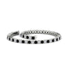 Load image into Gallery viewer, 6-Carat-Round-Diamond-Tennis-Bracelet-With-Black-Diamond-In-White-Gold-FDBRC8635ROGBLACKANGLE4-6.00_20CT-NL-WG