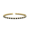 Load image into Gallery viewer, 6-Carat-Round-Diamond-Tennis-Bracelet-With-Black-Diamond-In-Yellow-Gold-FDBRC8635ROGBLACK-6.00_20CT-NL-YG