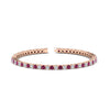 Load image into Gallery viewer, 6-Carat-Round-Diamond-Tennis-Bracelet-With-Pink-Sapphire-In-Rose-Gold-FDBRC8635ROGSADRPI-6.00_20CT-NL-RG