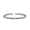 Load image into Gallery viewer, 6-Carat-Round-Diamond-Tennis-Bracelet-With-Pink-Sapphire-In-White-Gold-FDBRC8635ROGSADRPI-6.00_20CT-NL-WG