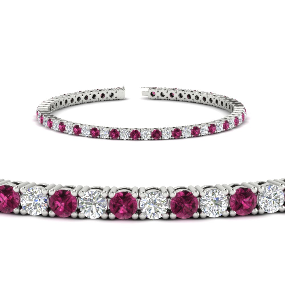 6-Carat-Round-Diamond-Tennis-Bracelet-With-Pink-Sapphire-In-White-Gold-FDBRC8635ROGSADRPIANGLE2-6.00_20CT-NL-WG