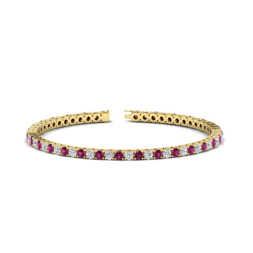 6-Carat-Round-Diamond-Tennis-Bracelet-With-Pink-Sapphire-In-Yellow-Gold-FDBRC8635ROGSADRPI-6.00_20CT-NL-YG