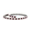 Load image into Gallery viewer, 6-Carat-Round-Diamond-Tennis-Bracelet-With-Red-Ruby-In-White-Gold-FDBRC8635ROGRUDRANGLE4-6.00_20CT-NL-WG