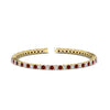 Load image into Gallery viewer, 6-Carat-Round-Diamond-Tennis-Bracelet-With-Red-Ruby-In-Yellow-Gold-FDBRC8635ROGRUDR-6.00_20CT-NL-YG