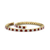 Load image into Gallery viewer, 6-Carat-Round-Diamond-Tennis-Bracelet-With-Red-Ruby-In-Yellow-Gold-FDBRC8635ROGRUDRANGLE4-6.00_20CT-NL-YG