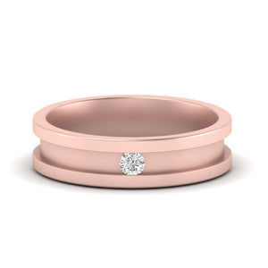Single Stone Mens Promise Ring