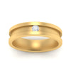 Load image into Gallery viewer, 6-Mm-single-diamond-mens-wedding-band-in-yellow-gold-FD10377BANGLE5-NL-YG