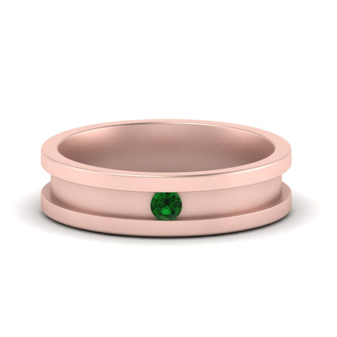 6-Mm-single-emerald-mens-wedding-band-in-rose-gold-FD10377BGEMGR-NL-RG