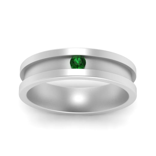 6-Mm-single-emerald-mens-wedding-band-in-white-gold-FD10377BGEMGRANGLE5-NL-WG