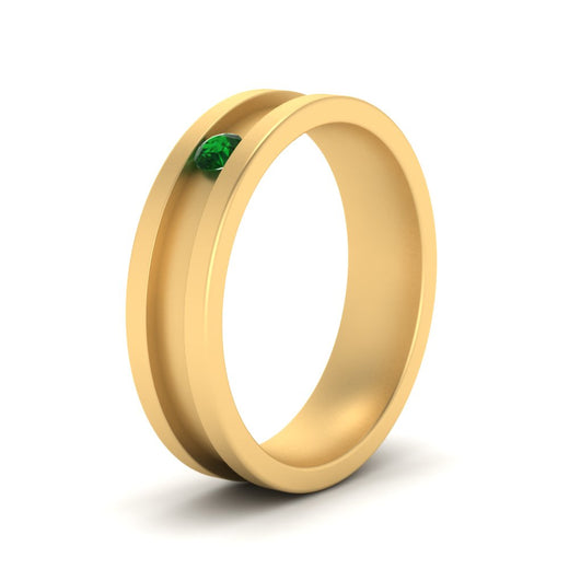 6-Mm-single-emerald-mens-wedding-band-in-yellow-gold-FD10377BGEMGRANGLE2-NL-YG