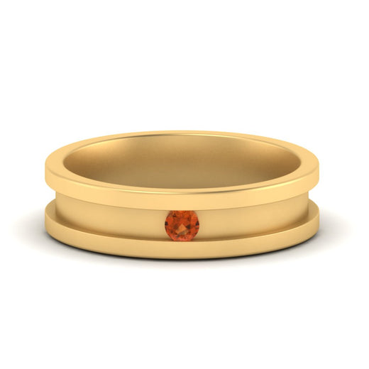 6-Mm-single-orange-sapphire-mens-wedding-band-in-yellow-gold-FD10377BGSAOR-NL-YG
