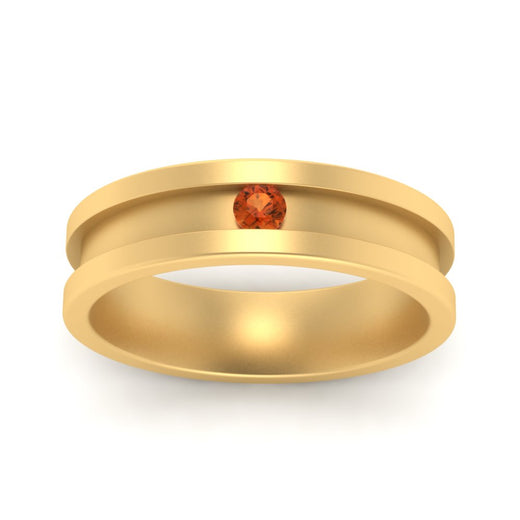6-Mm-single-orange-sapphire-mens-wedding-band-in-yellow-gold-FD10377BGSAORANGLE5-NL-YG