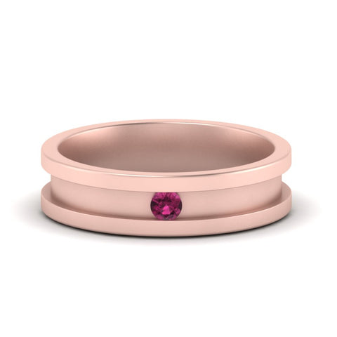 6-Mm-single-pink-sapphire-mens-wedding-band-in-rose-gold-FD10377BGSADRPI-NL-RG