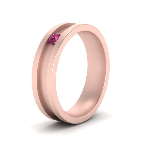 6-Mm-single-pink-sapphire-mens-wedding-band-in-rose-gold-FD10377BGSADRPIANGLE2-NL-RG