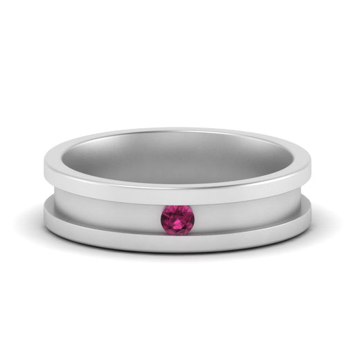 6-Mm-single-pink-sapphire-mens-wedding-band-in-white-gold-FD10377BGSADRPI-NL-WG