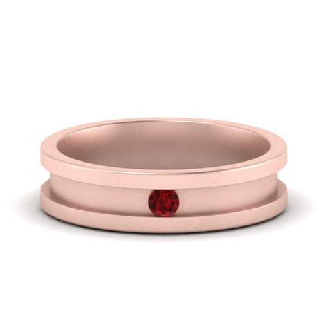 6-Mm-single-ruby-mens-wedding-band-in-rose-gold-FD10377BGRUDR-NL-RG