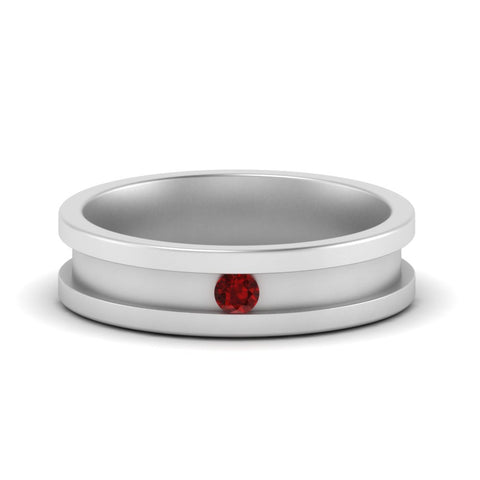 6-Mm-single-ruby-mens-wedding-band-in-white-gold-FD10377BGRUDR-NL-WG