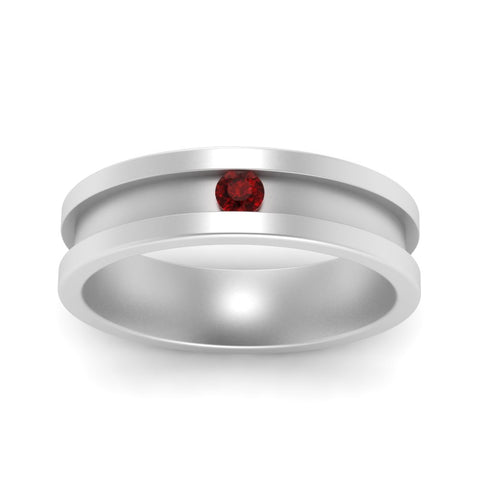 6-Mm-single-ruby-mens-wedding-band-in-white-gold-FD10377BGRUDRANGLE5-NL-WG