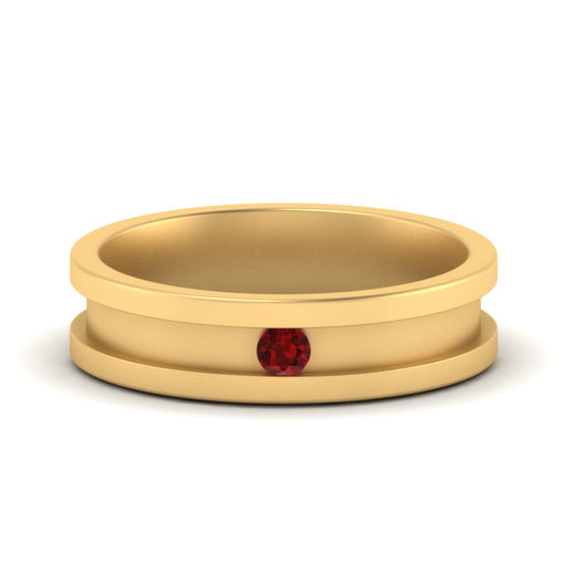 6-Mm-single-ruby-mens-wedding-band-in-yellow-gold-FD10377BGRUDR-NL-YG