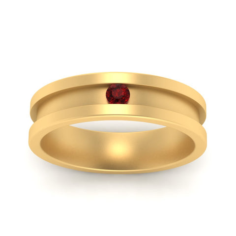 6-Mm-single-ruby-mens-wedding-band-in-yellow-gold-FD10377BGRUDRANGLE5-NL-YG