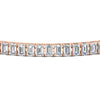 Load image into Gallery viewer, 6-carat-Emerald-cut-diamond-tennis-bracelet-in-rose-gold-FDBRC10449EMANGLE5-6.00CT-NL-RG.jpg