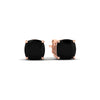 Load image into Gallery viewer, 6-carat-cushion-cut-black-diamond-basket-stud-earring-in-rose-gold-fdear10411cugblackangle1-6.00ct-nl-rg.jpg