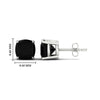 Load image into Gallery viewer, 6-carat-cushion-cut-black-diamond-basket-stud-earring-in-white-gold-fdear10411cugblackangle2-6.00ct-nl-wg-hw.jpg