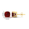 Load image into Gallery viewer, 6-carat-cushion-cut-ruby-basket-stud-earring-in-yellow-gold-fdear10411cugrudrangle2-6.00ct-nl-yg-hw.jpg