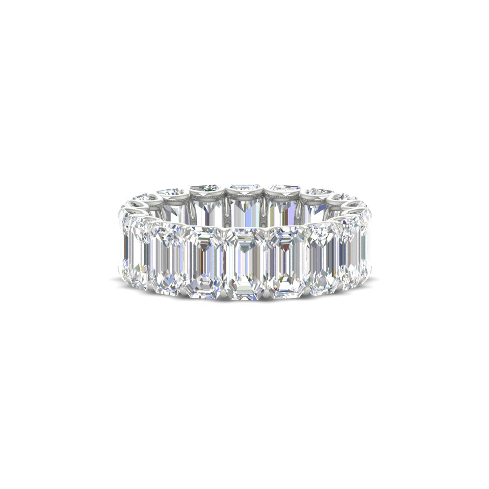 6 Carat Diamond Emerald Cut Eternity Band