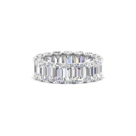 6 Carat Diamond Emerald Cut Eternity Band