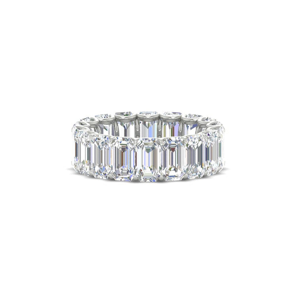 6 Carat Diamond Emerald Cut Eternity Band