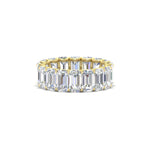 Load image into Gallery viewer, 6 Carat Diamond Emerald Cut Eternity Band
