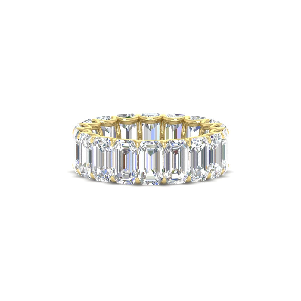 6 Carat Diamond Emerald Cut Eternity Band