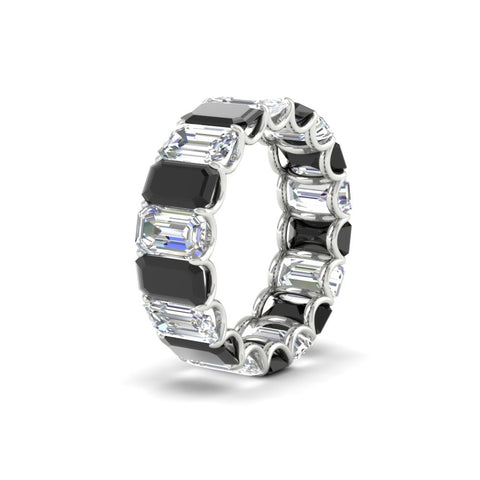 6 Carat Diamond Emerald Cut Eternity Band